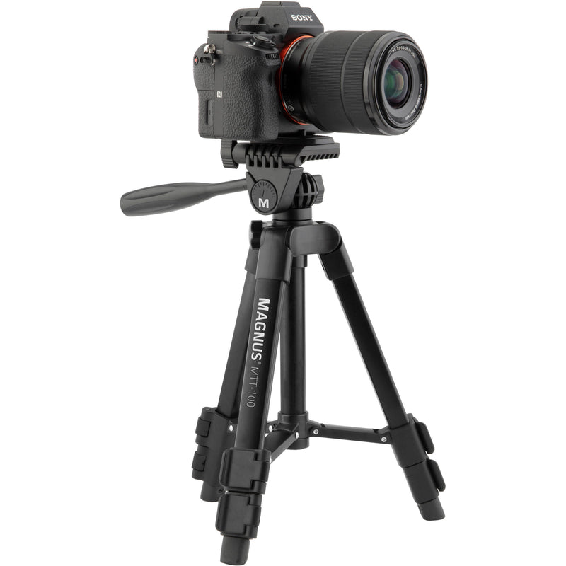 Magnus MTT-100 Mini/Tabletop Tripod with Smartphone Holder and GoPro-Type Mount