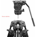 SHAPE SVT10K 3-Stage Video Tripod with Fluid Head and Bag