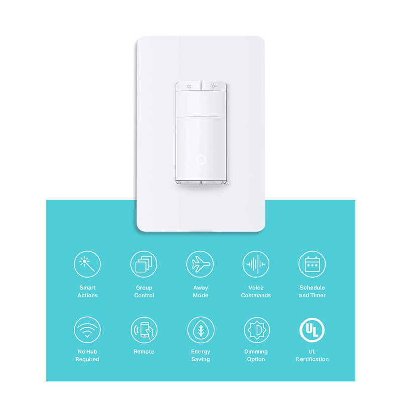 TP-Link ES20M Kasa Smart Wi-Fi Motion-Activated Dimmer Switch (2-Pack)