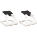 Kanto Living SE2 Desktop Speaker Stands (Pair, White)