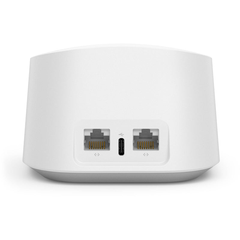 eero 6+ AX3000 Wi-Fi 6 Dual-Band Gigabit Mesh System (Router, 1 Extender, White)