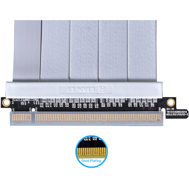 Lian Li PCIe 4.0 Riser Cable (600mm, White)