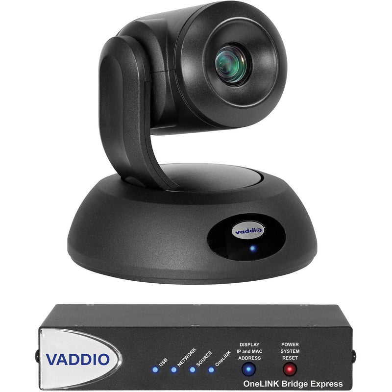 Vaddio RoboSHOT 12E HDBT OneLINK Bridge Express System (Black)