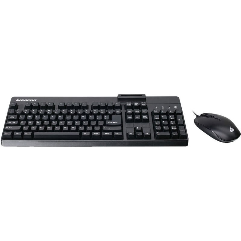 IOGEAR Keyboard with CAC Reader & Mouse