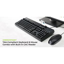 IOGEAR Keyboard with CAC Reader & Mouse