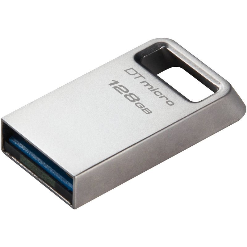 Kingston 128GB DataTraveler Micro USB Flash Drive (Silver)