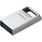 Kingston 256GB DataTraveler Micro USB Flash Drive (Silver)