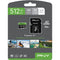 PNY 512GB Premier-X UHS-I microSDXC Memory Card with SD Adapter