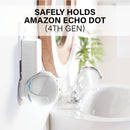 SANUS Outlet Hanger Mount for Amazon Echo Dot (4th Gen, White)