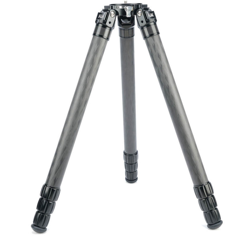 FLM 42-L4 Atlas4-Section Carbon Fiber Tripod with 100mm Bowl Adapter and Half-Ball Leveler Kit