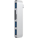 Satechi USB 3.0 Type-C 3-In-1 Combo Hub (Silver)