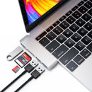 Satechi USB 3.0 Type-C 3-In-1 Combo Hub (Silver)
