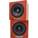 Auratone 5C Active Super Sound Cube Studio Monitors (Wood Grain Finish, Pair)