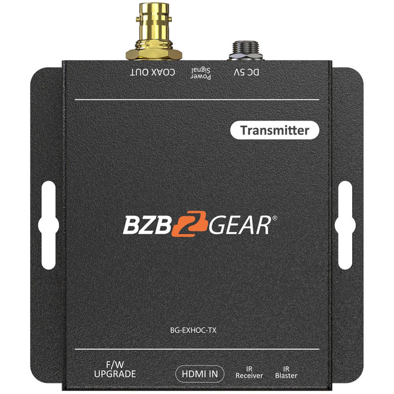 BZBGear 4K HDMI 2.0 Extender over Single Coaxial Cable with Bidirectional IR
