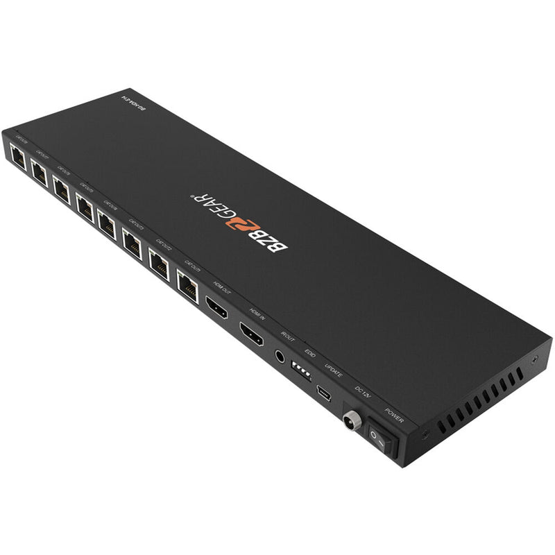 BZBGear 1x8 4K30/1080p HDMI Splitter/Distribution Amplifier with 8 Receivers