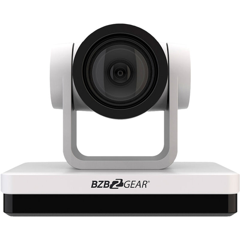 BZBGear 3 x 30x PTZ Camera Broadcast Kit with 6-Channel Mixer, 8-Port Switch & Controller (White)