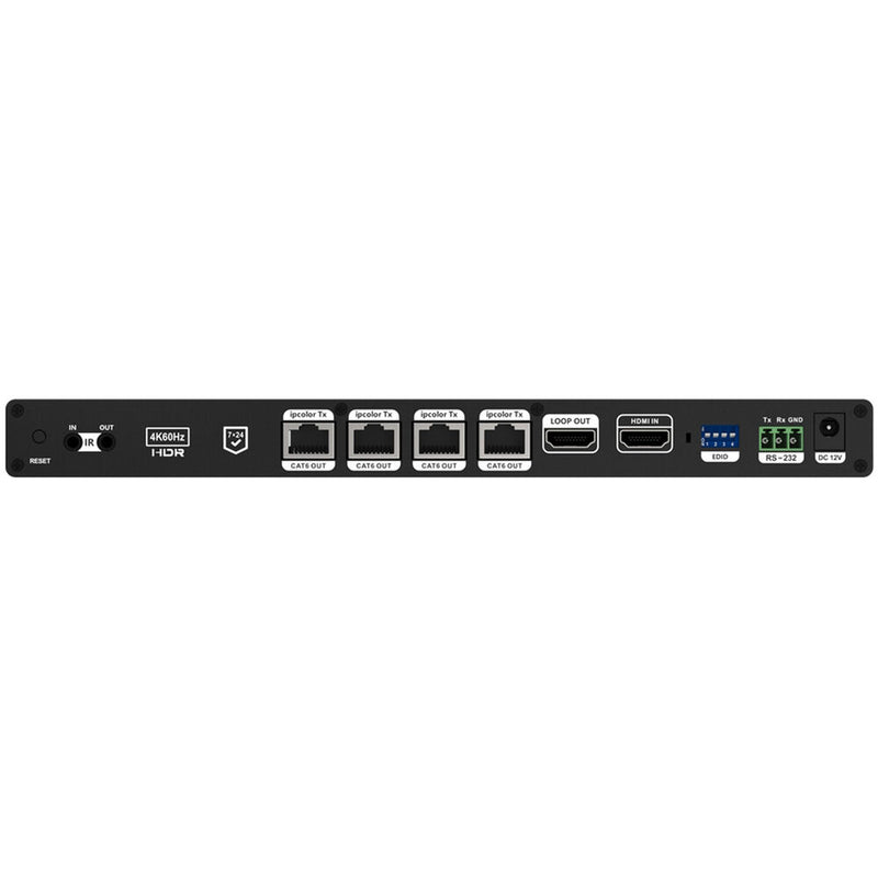 BZBGear 1x4 4K60 UHD 18 Gb/s HDMI Splitter/Distribution Amplifier (230')