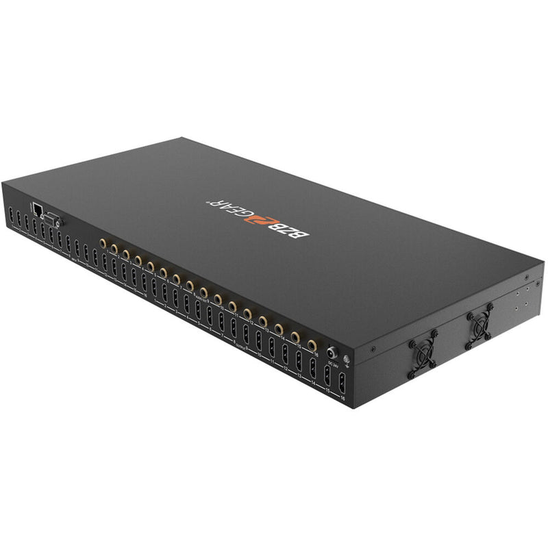 BZBGear 16x16 4K UHD 18Gb/s HDMI Video Matrix with EDID/Downscaling/CEC