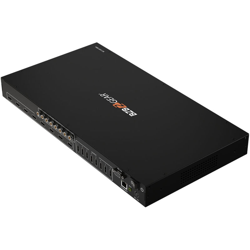 BZBGear 8x8 4K UHD 18 Gb/s HDMI Matrix with Audio Extractor & ARC