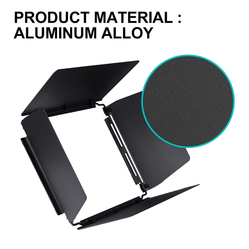 GVM 4-Way Barndoors for YU200R LED Panel