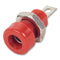 JOHNSON - CINCH CONNECTIVITY 108-0902-001 Banana Test Connector, 4mm, Jack, Panel Mount, 15 A, 7 kV, Tin Plated Contacts, Red