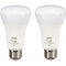 Philips Hue A19 Bulb with Bluetooth (White Ambiance, 2-Pack)