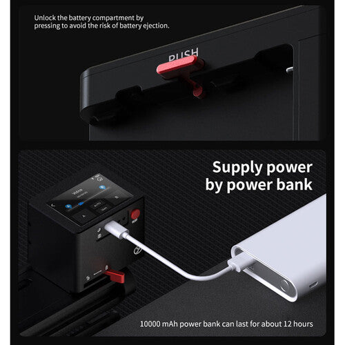 YC Onion Chocolate Pro Cheese Motorized Slider with Support Stand (20.5")