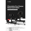 YC Onion Chocolate Pro Cheese Motorized Slider with Support Stand (27.6")