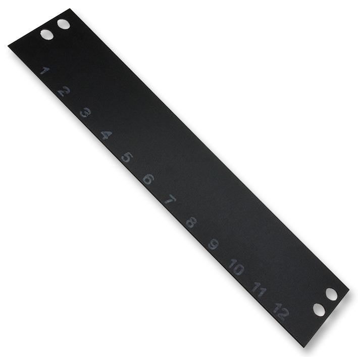 CINCH CONNECTIVITY SOLUTIONS MS-12-140 Terminal Block Marker, Marker Strip, 140 Series Barrier Terminal Blocks, 1 to 12, 9.52 mm
