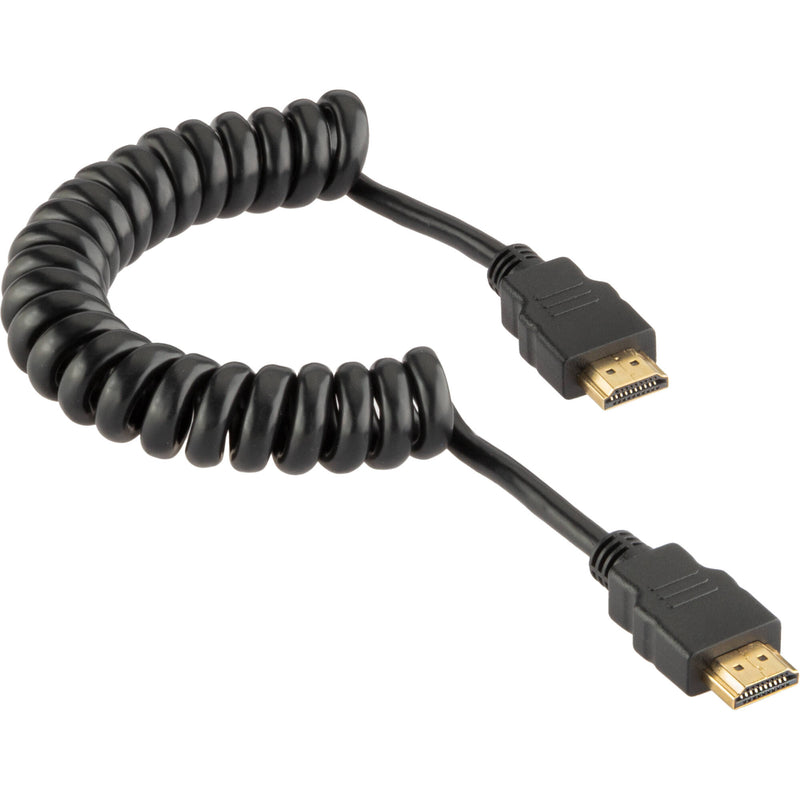 Elvid 4K Coiled High-Speed HDMI Cable (3')