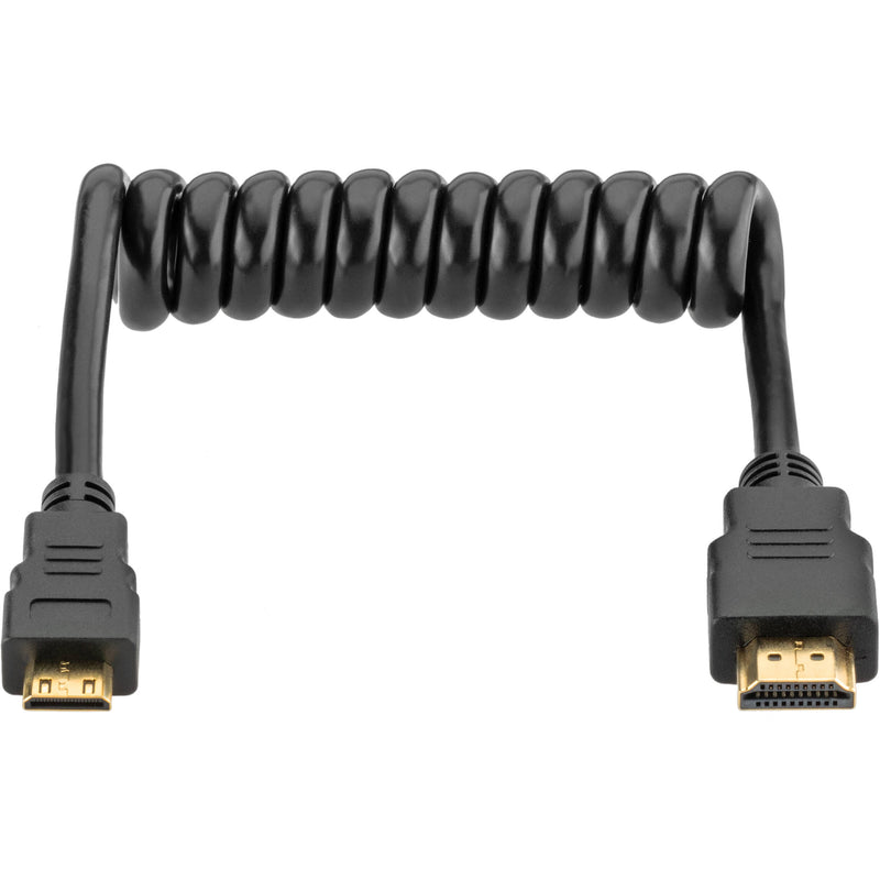 Elvid 4K Coiled High-Speed Mini-HDMI to HDMI Cable (1.5')