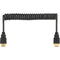 Elvid 4K Coiled High-Speed HDMI Cable (3')