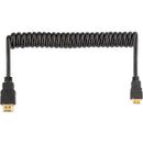 Elvid 4K Coiled High-Speed Mini-HDMI to HDMI Cable (3')