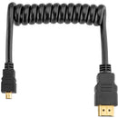 Elvid 4K Coiled High-Speed Micro-HDMI to HDMI Cable (1.5')