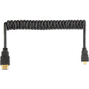 Elvid 4K Coiled High-Speed Micro-HDMI to HDMI Cable (3')