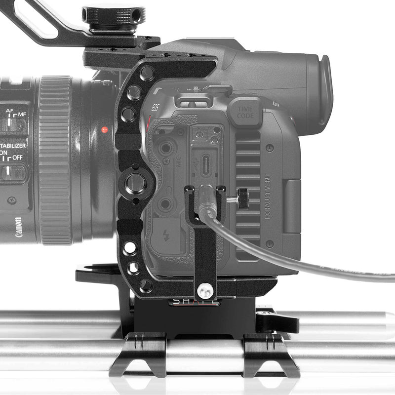 SHAPE Camera Cage with 15mm LWS Rod System for Canon EOS R5 C, R5, and R6