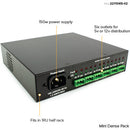 TV One Mini Dense Pack 5/12V Rackmount PSU (Powers up to 12 Devices)