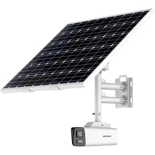 Hikvision ColorVu 8MP Outdoor Solar-Powered Bullet Camera Kit with 4mm Lens