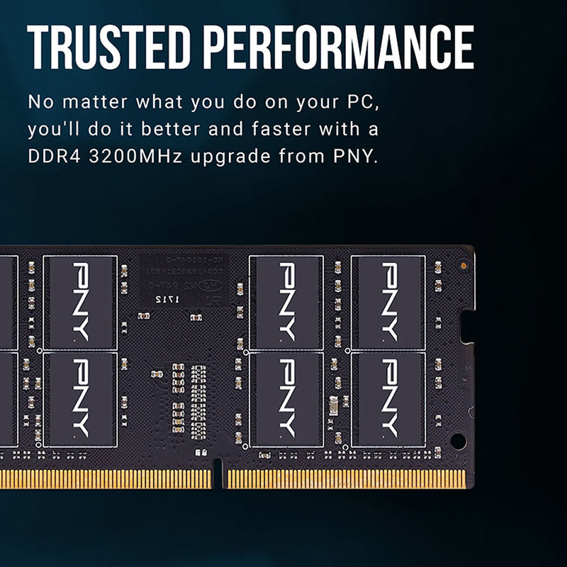 PNY 16GB Performance DDR4 3200 MHz SO-DIMM Memory Module (1 x 16GB)