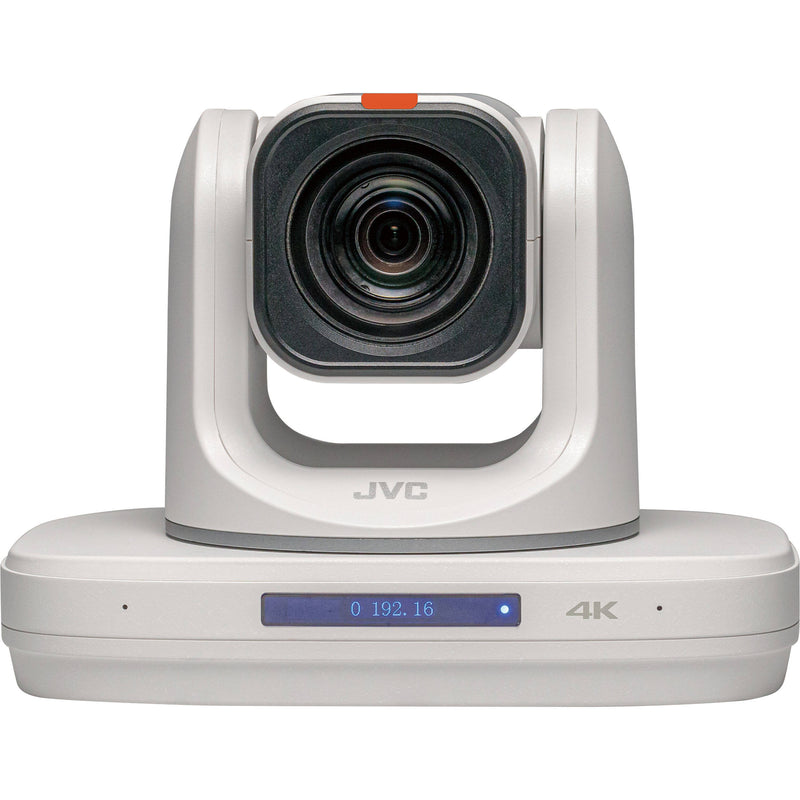 JVC KY-PZ510 NDI HX 4K PTZ Remote Camera with 12x Optical Zoom (White)
