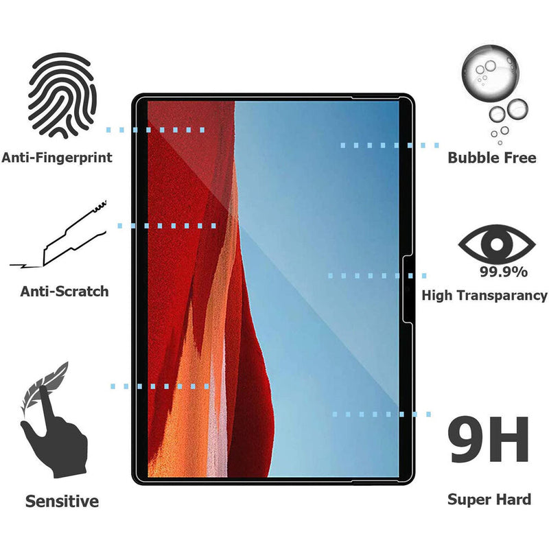 TechProtectus Tempered Glass Screen Protector for 13" Surface Pro 8 and X