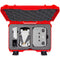 Nanuk 909 Waterproof Hard-Shell Case for DJI Mini 3 Pro & RC-N1 Remote (Red)