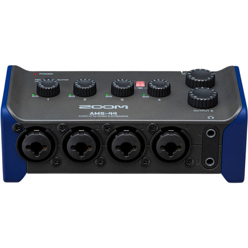 Zoom AMS-44 4x2 USB Audio Interface for Music and Streaming