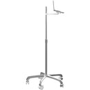 CTA Digital Height-Adjustable Floor Stand with Laptop Holder