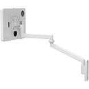 CTA Digital Medical Arm Wall Mount with Universal Security Enclosure for Select Tablets