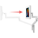 CTA Digital Medical Arm Wall Mount with Universal Security Enclosure for Select Tablets