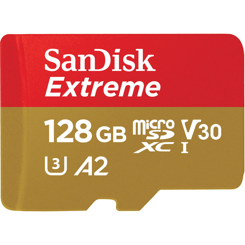 SanDisk 128GB Extreme UHS-I microSDXC Memory Card