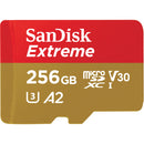 SanDisk 256GB Extreme UHS-I microSDXC Memory Card