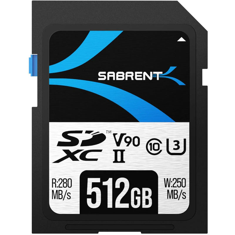 Sabrent 512GB Rocket UHS-II SDXC Memory Card