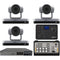 BZBGear Broadcast Kit with 3 x 4K NDI PTZ Cameras, Controller, 4-Port Mixer & 8-Port Switch